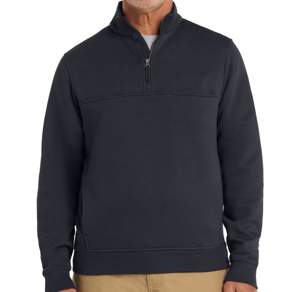 CornerStone Men's Navy Blue Quarter-Zip Pullover - Size XXL